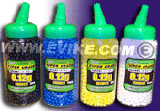 Airsoft 2,000 rounds 0.12g 6mm high grade bb in fast loader bottle (4 bottles)