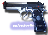 UHC M9 Style Ultra Heavy Weight Airsoft Pistol - Two Tone