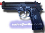 UHC M9 Style Ultra Heavy Weight Airsoft Pistol -  Black
