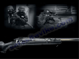 AGM MP001 M700 Airsoft Bolt Action Sniper Rifle w/ Scope Rail (Black)