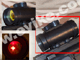 Illuminated Cross Airsoft Reddot Scope For Airsoft Rifles