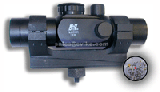 NC STAR 1x30 Full Metal T Type Red Dot Scope w/ AR Carrying Handle Mount