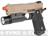 CQB Master Limited Edition Full Metal 4.3 HICAPA Railed Frame Heavy Weight Airsoft Gas Blowback Pistol (Tan) CQB Master Limited Edition Full Metal 4.3 HICAPA Railed Frame Heavy Weight Airsoft Gas Blowback Pistol (Tan)