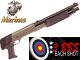 US Marines USMC Licensed SS02 Airsoft 3 Round Burst Pump Shotgun by Crosman US Marines USMC Licensed SS02 Airsoft 3 Round Burst Pump Shotgun by Crosman