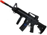 AGM Full Metal M4 RIS Airsoft AEG Rifle w/ PEQ2 Box