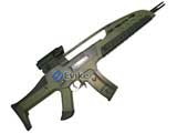 SRC SM8 Airsoft AEG Rifle w/ Two Hi-Cap Mags - OD