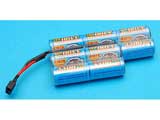 G&P 9.6v 3300mAh Battery (Ni-MH) For M14 DMR & G&P PEQ2 Box (Deans Plug)