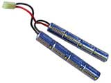 Intellect NiMH Battery for Airsoft AEGs with Small Tamiya Connector (Size: 9.6V 1600mAh)