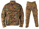 z Matrix Deluxe USMC Series Combat Uniform Set (Digital Woodland) - Large