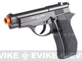 WG Full Metal M84 Compact Airsoft Co2 Powered Airsoft Gas Pistol - Black