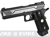 Pre-Order Estimated Arrival: 09/2014 --- WE Custom Full Metal "5.1 Expert" Hi-CAPA Airsoft Gas Blowback - (Black / Stainless) Pre-Order Estimated Arrival: 09/2014 --- WE Custom Full Metal "5.1 Expert" Hi-CAPA Airsoft Gas Blowback - (Black / Stainless)