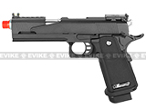 WE Full Metal Black Dragon X-celerator Airsoft Gas Blowback Gun w/ Split Competition Slide WE Full Metal Black Dragon X-celerator Airsoft Gas Blowback Gun w/ Split Competition Slide