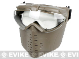 Pro-Goggle Airsoft Full-Face Mask w/ Integrated Fan (Desert Coyote) Pro-Goggle Airsoft Full-Face Mask w/ Integrated Fan (Desert Coyote)