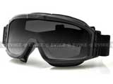 Bobster Ballistics ANSI Z87 / Anti-Fog Alpha Interchangeable Ballistic Goggle - Black