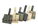 Matrix Mil-Spec. Tactical Triple Belt Ready Magazine Drop Leg Pouch - Black