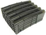 King Arms M4 130 rounds L5 Style Translucent Magazine for M4 Series Airsoft AEG (Set of 5)