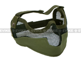 Matrix Iron Face Carbon Steel "Striker" Gen2 Metal Mesh Lower Half Mask - OD Green Matrix Iron Face Carbon Steel "Striker" Gen2 Metal Mesh Lower Half Mask - OD Green