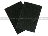 Matrix Military Velcro Set 2"x3" ( One Male / One Female ) - Black