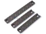 G36 / G36C Handguard Picatinny Weaver CNC Rails Set (OD Green / 2 short 1 Long)