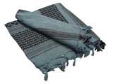 Matrix Woven Coalition Desert Shemagh / Scarves. (Foliage Green/Black)