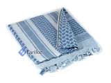 Matrix Woven Coalition Desert Shemagh / Scarves (Blue/White)