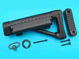 G&P Marine Battery Stock (Shorty) for Airsoft M4/M16 Series. (Black)