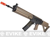 ICS Full Metal SIG 551 MRS Long Barrel Airsoft AEG Rifle - Dark Earth