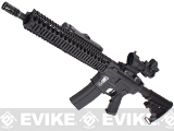z Evike Custom Matrix AIM M4 Airsoft AEG Rifle - Daniel Defense RISII 12" / Black