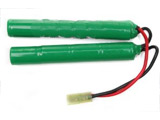 JG Stock 9.6V 1100mAh NiMh high output Airsoft RC battery (Butterfly Configuration)