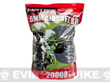 Matrix 0.20g Match Grade 6mm Airsoft BB Bulk Buy Bag- 20,000 / Black