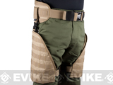 Matrix Tactical Systems MOLLE Lumbar Belt & Leg Protection System w/ Thigh Rig (Tan)