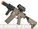 Evike Custom G&G Electric Blowback M4 Fighting Cat w/ Crane Stock Airsoft AEG Rifle - Tan Evike Custom G&G Electric Blowback M4 Fighting Cat w/ Crane Stock Airsoft AEG Rifle - Tan