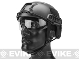 Emerson FAST Type Tactical Airsoft Helmet w/ Flip-down Visor (BJ Type / Basic / Black) Emerson FAST Type Tactical Airsoft Helmet w/ Flip-down Visor (BJ Type / Basic / Black)
