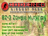 z Code Red Airsoft BZ-3 Zombie Mutation Gaming Event - 5/14/2011