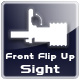 This Airsoft gun comes with flip-up front sight.
