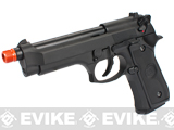 WE Custom Full-Auto M9 Airsoft Gas Blowback Pistol - Black WE Custom Full-Auto M9 Airsoft Gas Blowback Pistol - Black