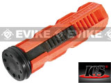 ICS Reinforced Polycarb Airsoft AEG Piston w/ 8 Steel Teeth + Bearing Piston Head ICS Reinforced Polycarb Airsoft AEG Piston w/ 8 Steel Teeth + Bearing Piston Head