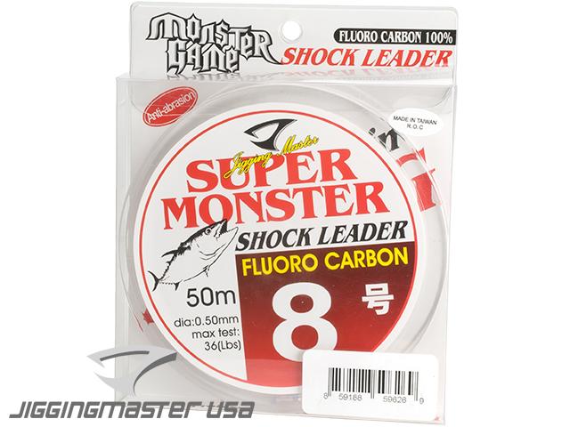Jigging Master Super Monster 100% Fluorocarbon leader 50M (Test: 36 Lbs)