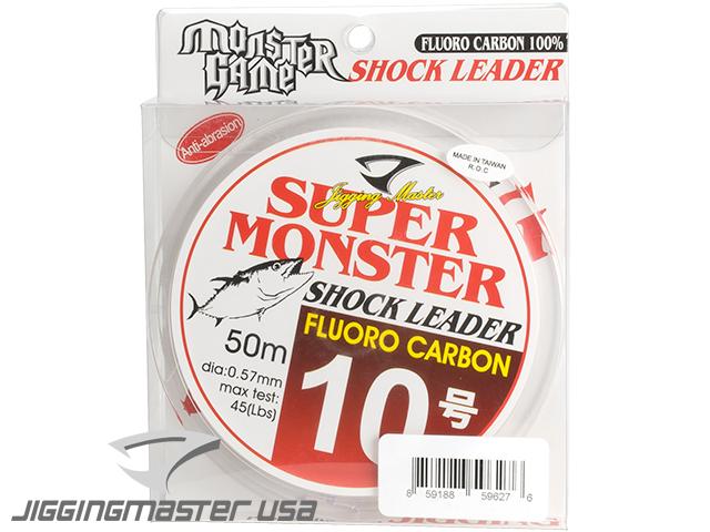 Jigging Master Super Monster 100% Fluorocarbon leader 50M (Test: 45 Lbs)