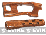 AIM High Grade SVD Real Wood Handguard & Stock w/ Cheek Pad AIM High Grade SVD Real Wood Handguard & Stock w/ Cheek Pad