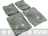 Matrix Bravo Advanced Neoprene Tactical Knee and Elbow Pad Set - Ranger / Foliage Green