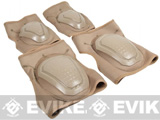 Matrix Bravo Advanced Neoprene Tactical Knee and Elbow Pad Set - Desert Tan