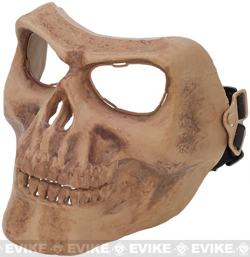z Matrix Cacique Plastic Skull Face Shield (Brown Tan) Evike com z Matrix Cacique Plastic Skull Face Shield (Brown Tan) Evike com
