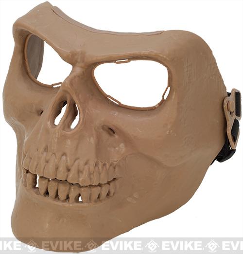 z Matrix Cacique Plastic Skull Face Shield (Tan) Evike com z Matrix Cacique Plastic Skull Face Shield (Tan) Evike com