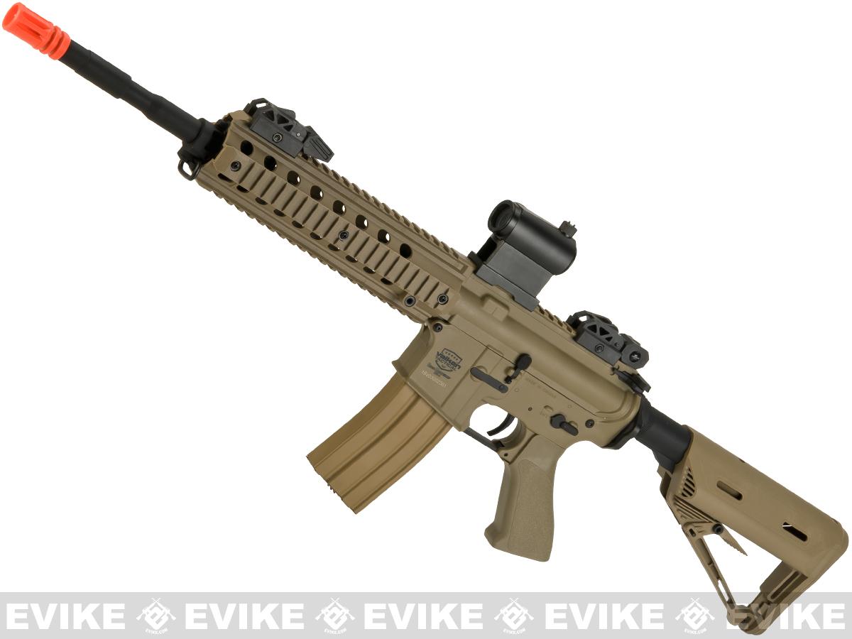 Battle Machine M4 ModL V2.0 Airsoft AEG Rifle by Valken Desert