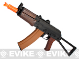 Lancer Tactical AK74U Airsoft AEG Rifle - Imitation Wood Lancer Tactical AK74U Airsoft AEG Rifle - Imitation Wood