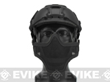 6mmProShop Iron Face Mesh "Striker V1" Lower Half Mask for Use with Bump Helmets - Black 6mmProShop Iron Face Mesh "Striker V1" Lower Half Mask for Use with Bump Helmets - Black