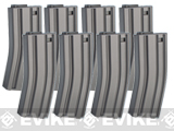 MAG 130 rd Midcap Magazine for M4 / M16 Series Airsoft AEG (Box Set of 8) - Black MAG 130 rd Midcap Magazine for M4 / M16 Series Airsoft AEG (Box Set of 8) - Black