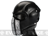 Evike.com R-Custom Fiberglass Wire Mesh Airsoft Army Mask - "Code Name: Bravo" Carbon Fiber Evike.com R-Custom Fiberglass Wire Mesh Airsoft Army Mask - "Code Name: Bravo" Carbon Fiber