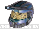 Evike.com R-Custom Fiberglass Wire Mesh "Master Chief" Helmet - (Blue / Small)